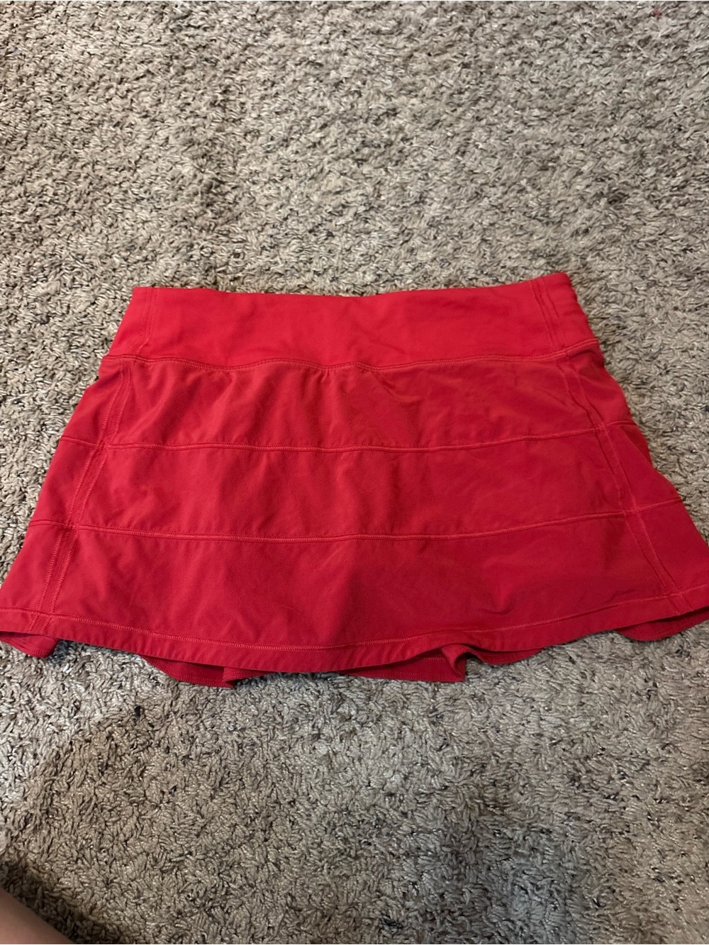 Lululemon Red Womens Active Skort - Versatile Sport Shorts